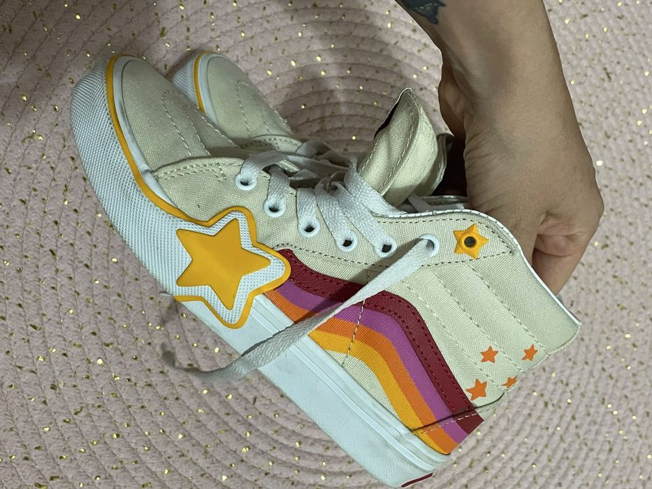 Tenis infantil vans sk8-Hi Rainbown - tam 33