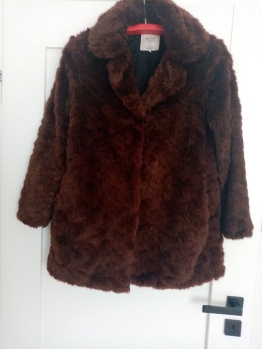 Płaszcz futerko ZARA