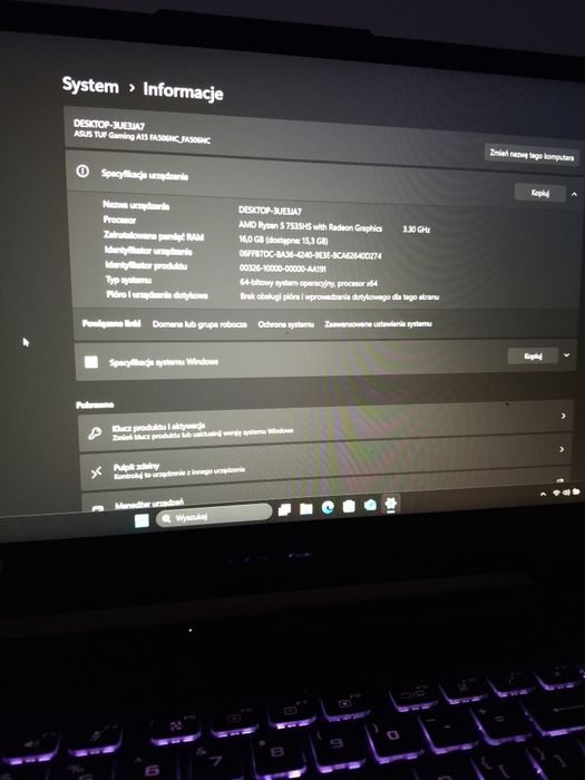 ASUS TUF Gaming A15 FA506NC