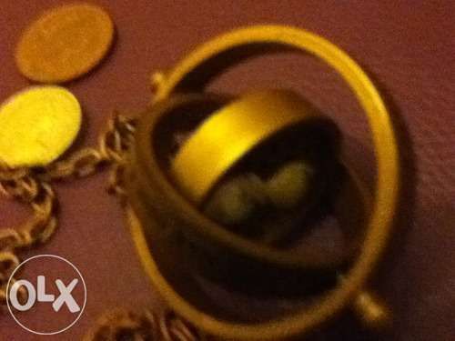 Harry Potter colar vira-tempo time turner + autocolantes NOVO