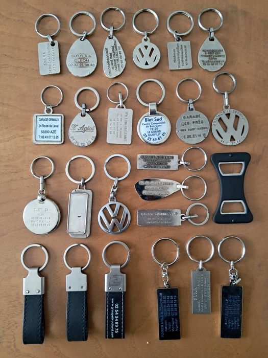 Conjunto Porta-Chaves Volkswagen | Vários Packs | Portes Incluídos