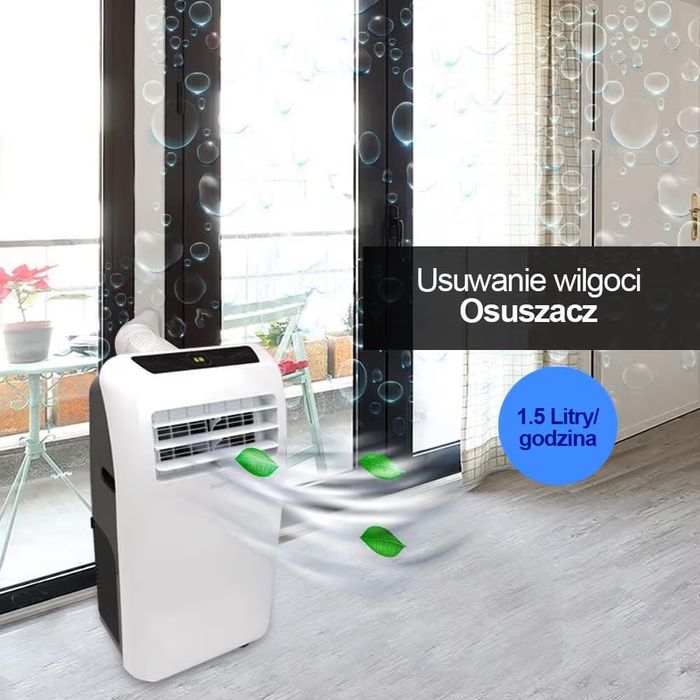 SereneLife klimatyzator przenośny 3w1 7K BTU cichy z osuszaczemOpis:
P