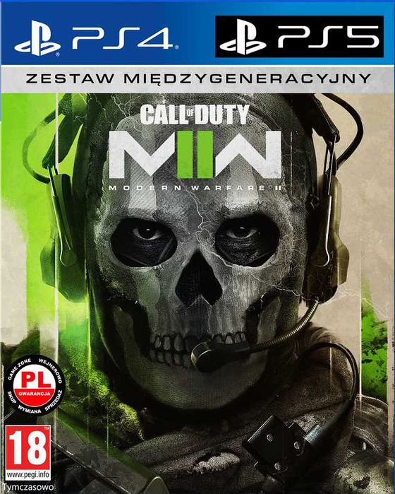 Call of Duty Modern Warfare 2 PS4 + Slim + Pro + PS5 = PŁYTA PL
