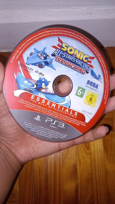 Sonic & All-Stars Racing Transformed PS3 (Original)