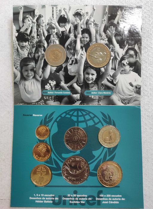 Moedas Escudos em carteira BNC 1999