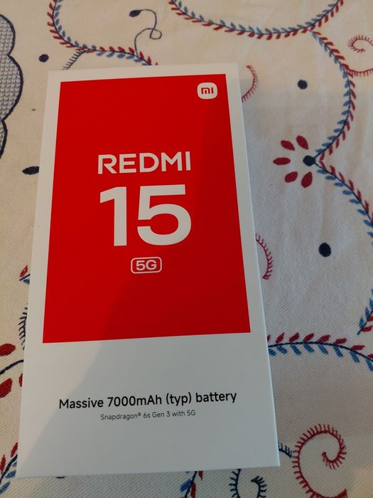 Redmi 15 novo  por estrear