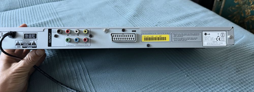 Leitor DVD LG DVX286 com DivX – Bom Estado