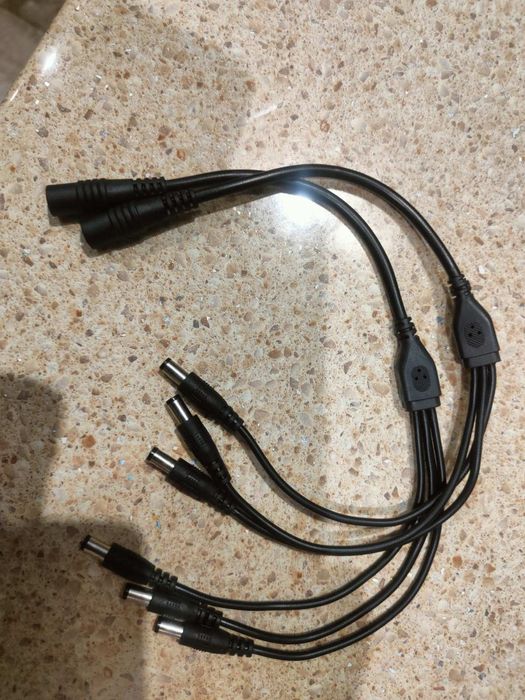 Кабель DC plug дільник 1 to3 Адаптер розгалужувач живлення роз’єм