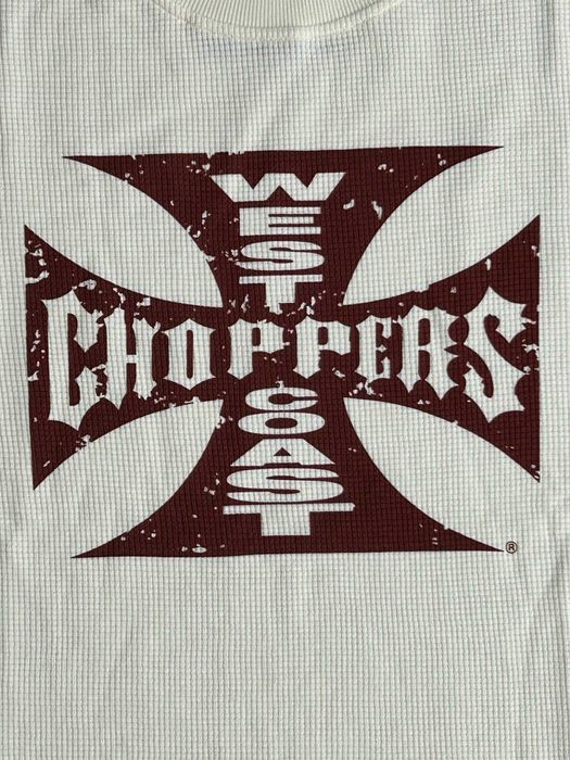 Лонгслів West Coast Choppers White hoodie кофта біла світшот