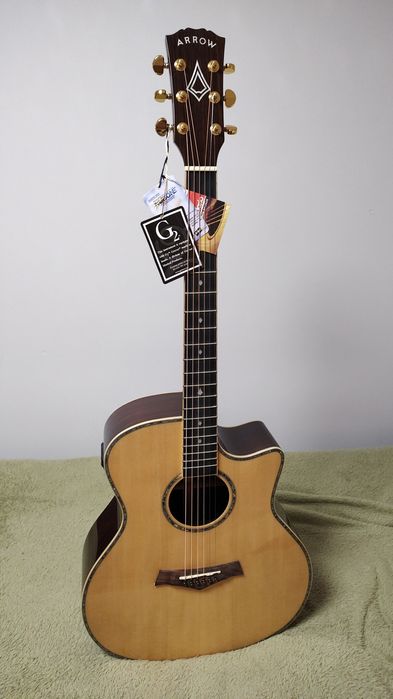 NOWA Arrow Platinum RW  gitara elektroakustyczna PALISANDER cudowna !!
