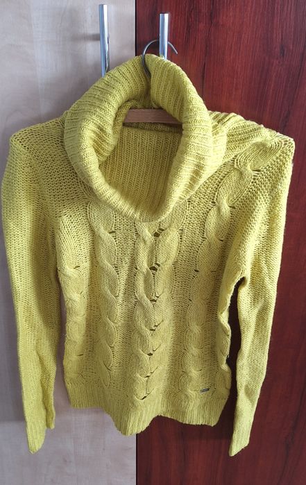 Sweter,golf musztardowy Reserved M