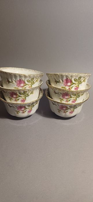 Salaterki bulionówki Chodzież iwona róża 6szt