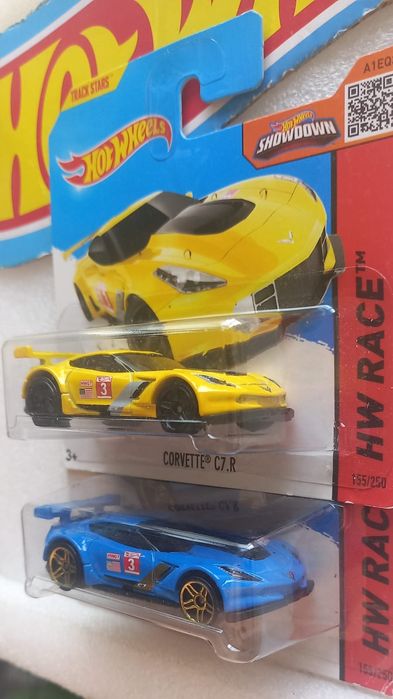 Conjunto 2 Corvette c7.r hot wheels
