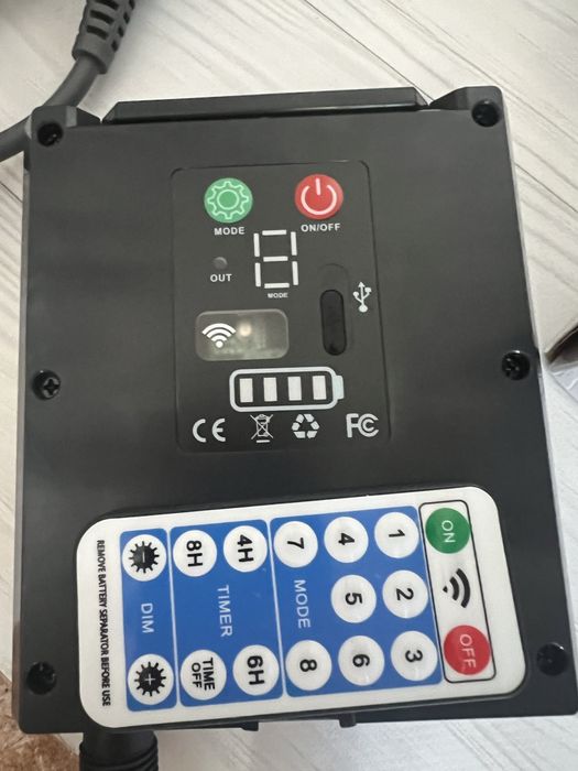 Сонячні різдвяні вогні / гірлянди-«сосулькі» з дистанційним керуванням