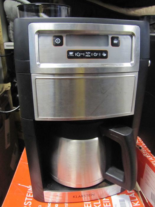 Ekspres do kawy z młynkiem kawa ziarnista/ mielona Klarstein 2 dzbanki