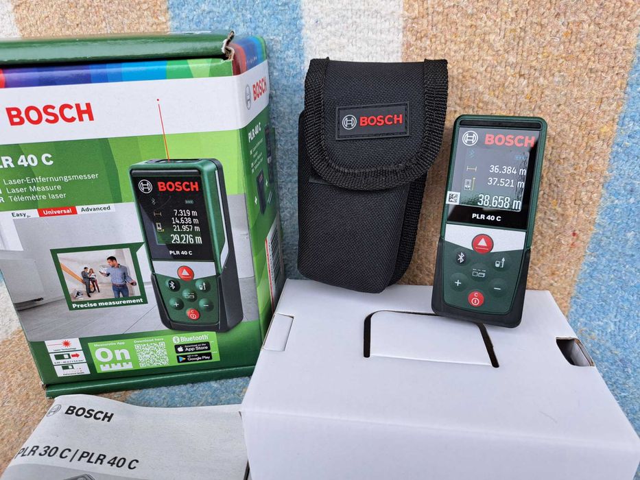 Bosch PLR 40 C Лазерний далекомір, рулетка