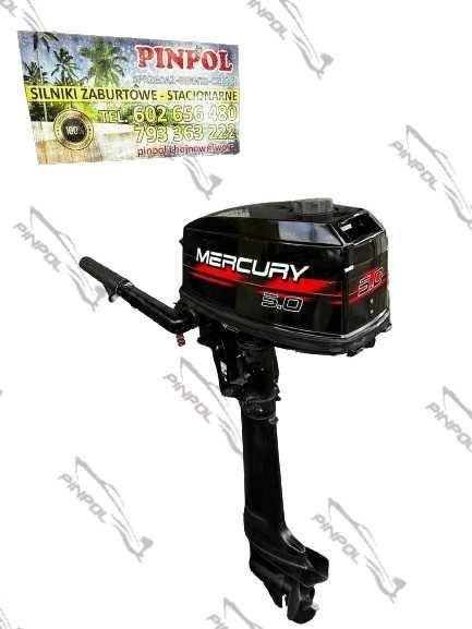 Silnik zaburtowy MERCURY 5 KM stopa L rumpel 2-suw