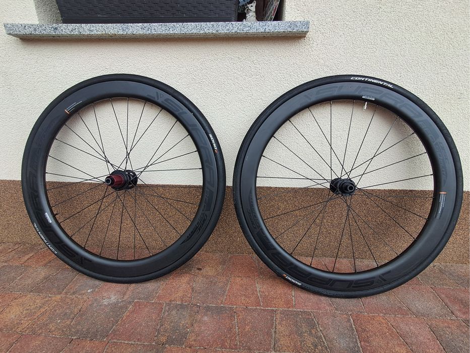 Koła karbonowe: Supra RFC 50 elite disc + Conti GP5000