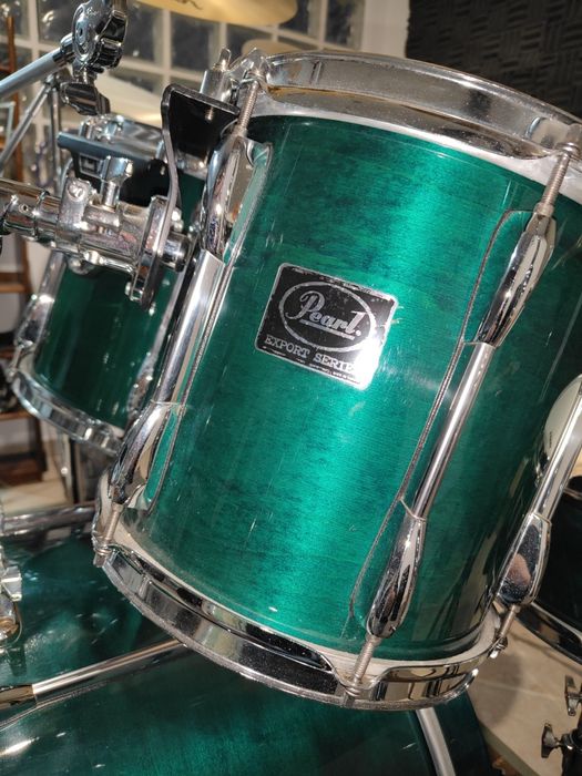 Pearl Export ELX Lacquer – Impecável (Estúdio) – 6 Peças + Hardware Base