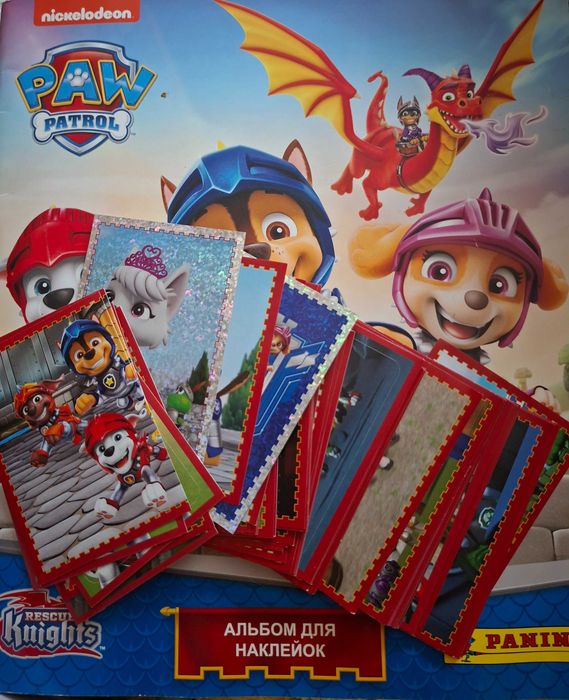 Panini наліпки щенячий патруль