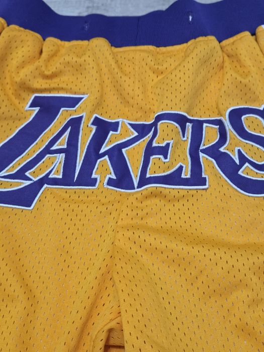 Spodenki szorty koszykarskie LA Lakers Just Don  M