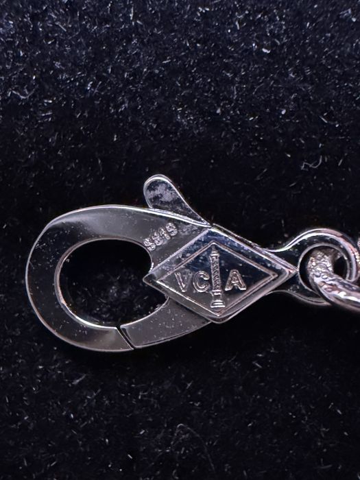 Srebrna bransoletka koniczynki