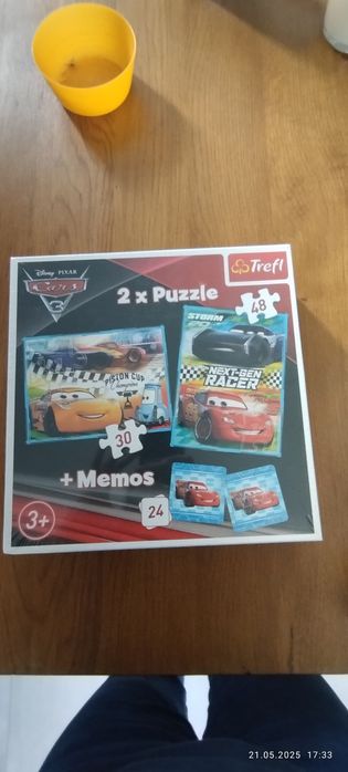 Zestaw Gra puzzle  dla 2-3 latka i Pucio