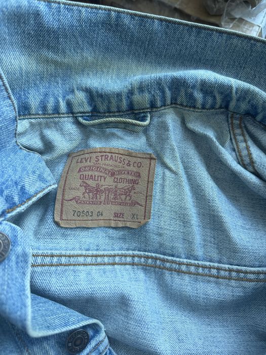 Джинсова куртка Levis trucker jacket