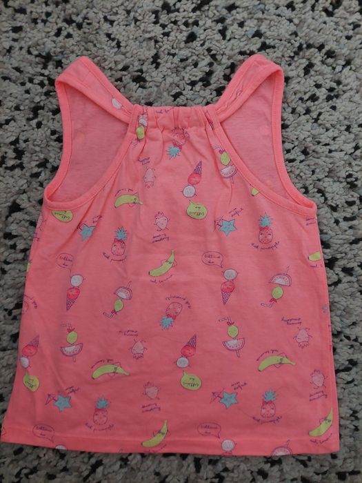 Bluzka na ramiaczkach r. 110 top bokserka