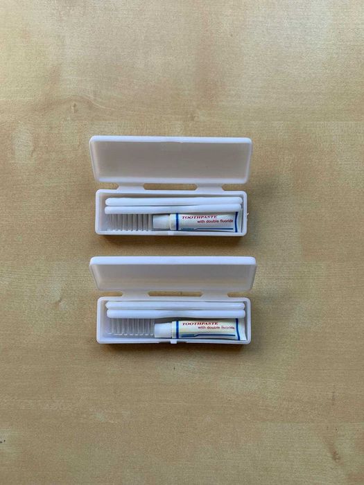 Conjunto de escova de dentes portátil