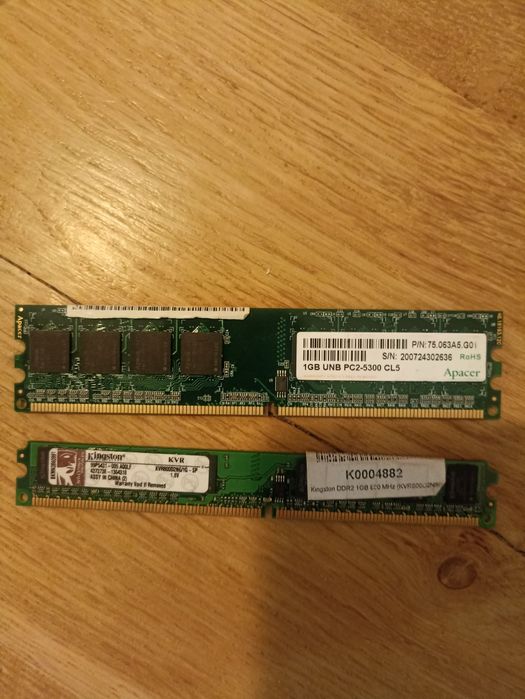Оперативна пам'ять DDR 2 1gb Kingston /Apaccer