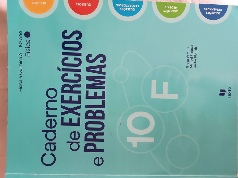 5 Cadernos de  exercícios 10º ano
