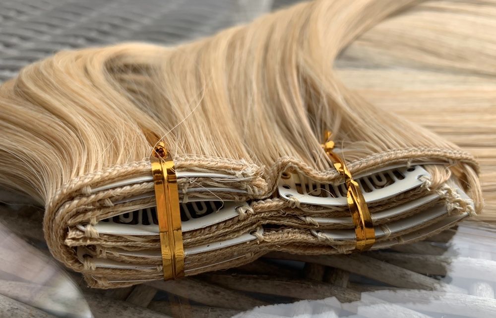 Premium Ultra włosy doczepiane, jasny miodowy blond, 56 cm 328.