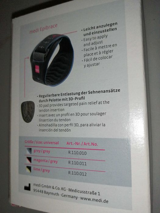 Banda Médica anti-epicondilite NOVA!!