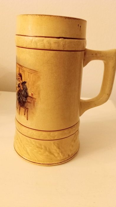 Stary kufel ceramiczny