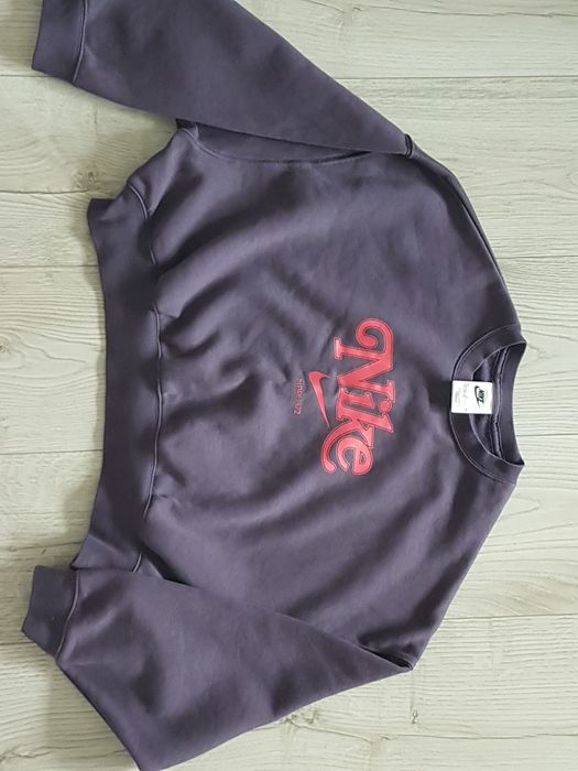 Bluza krótka jak nowa Nike fioletowa, r. M