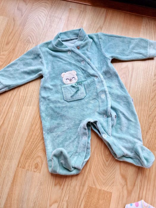 Babygrows veludo tam 1 mês
