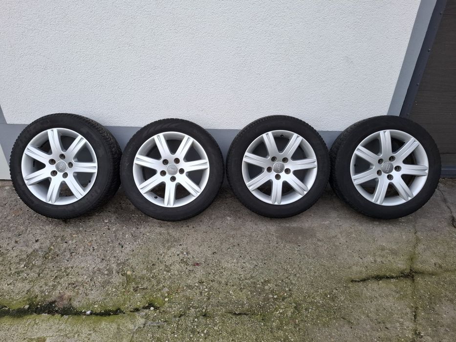 Alufelgi Audi 16" z oponami zimowymi