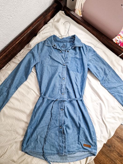 Jeansowa sukienka tunika pepperts sukienka dziewczęca denin