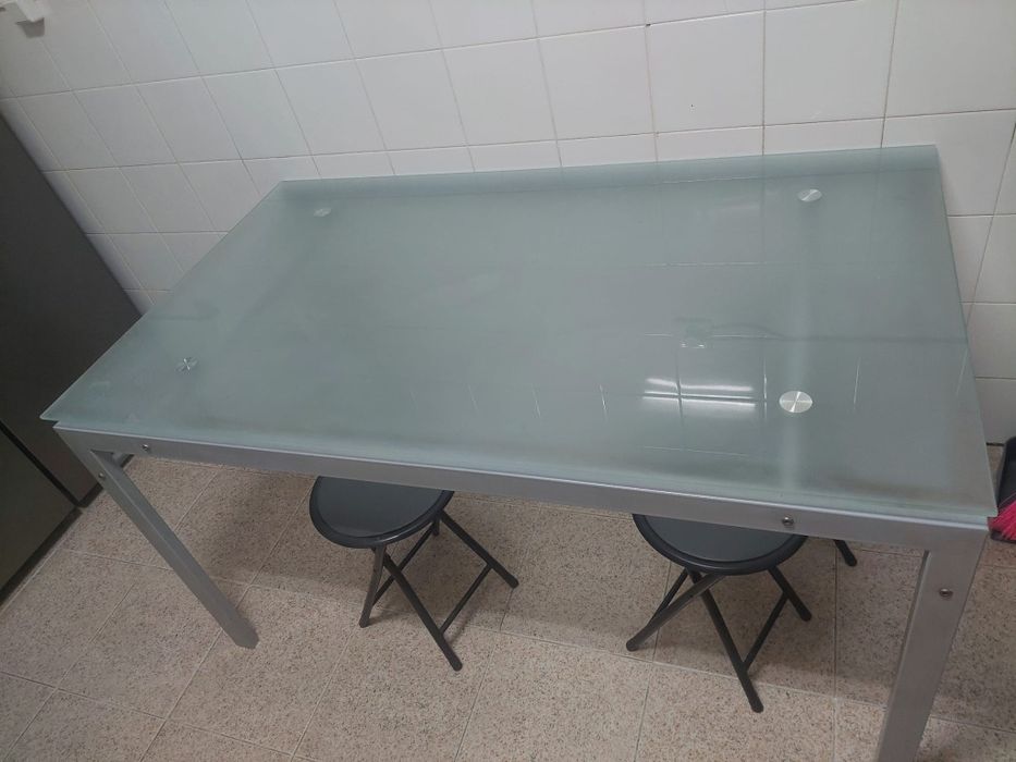 Mesa vidro temperado