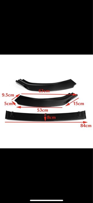 Lip/spoiler universal, vw, audi etc