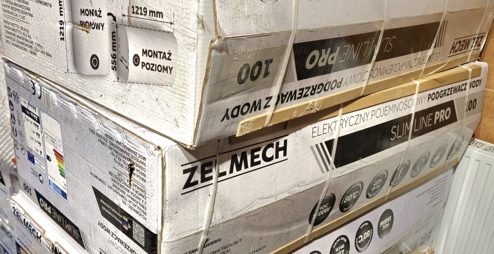 Bojler SLIM Idealny do bloku domku - ZELMECH SLIM PRO 100 podgrzewacz