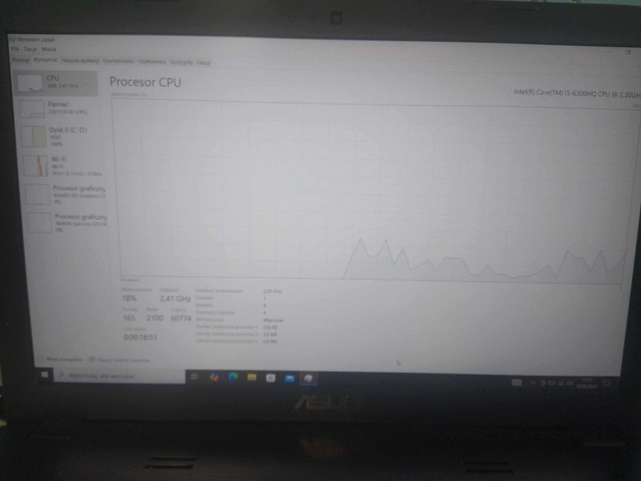 ASUS GL552V 15,6 INTEL CORE I5-6300HQ GTX 960M