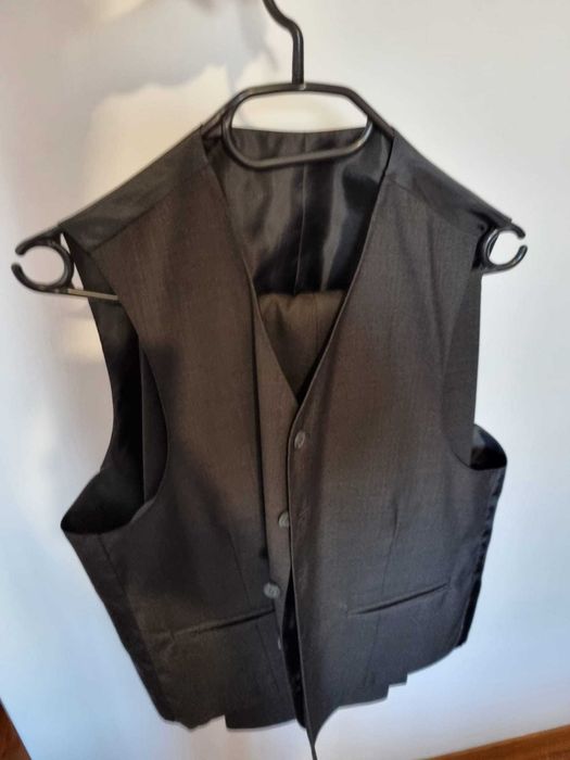 Fato 3 peças Blazer Colete Calça Canda C&A