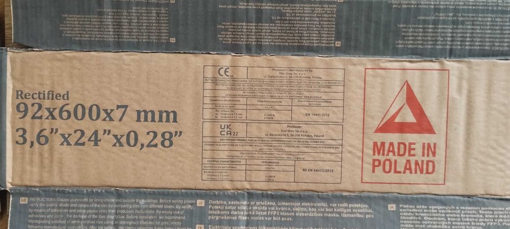 Płytki gres stargres sverigo natus 92x600x7 2 paczki