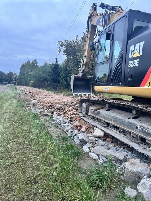 Kruszywo ceglane gruz rozbiórkowy na drogę utwardzenie terenu czysty