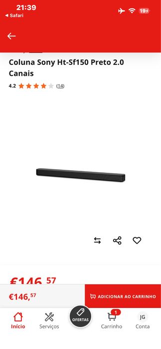 Soundbar Sony excelente estado
