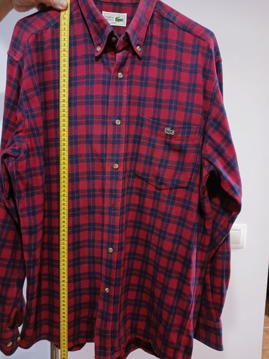 Camisa xadrez Lacoste