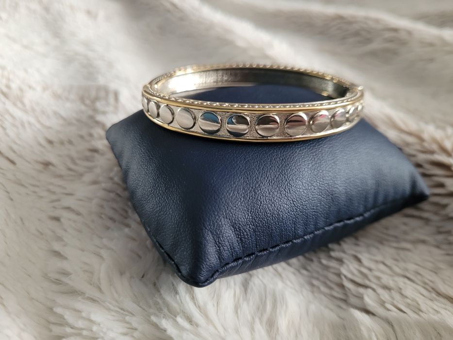 Nowa srebrno złota bransoletka