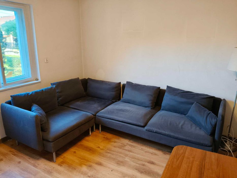 SÖDERHAMN Sofa narożna 4-osobowa, z otwartym końcem
